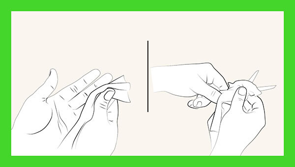 Wipe Hands and Scissors